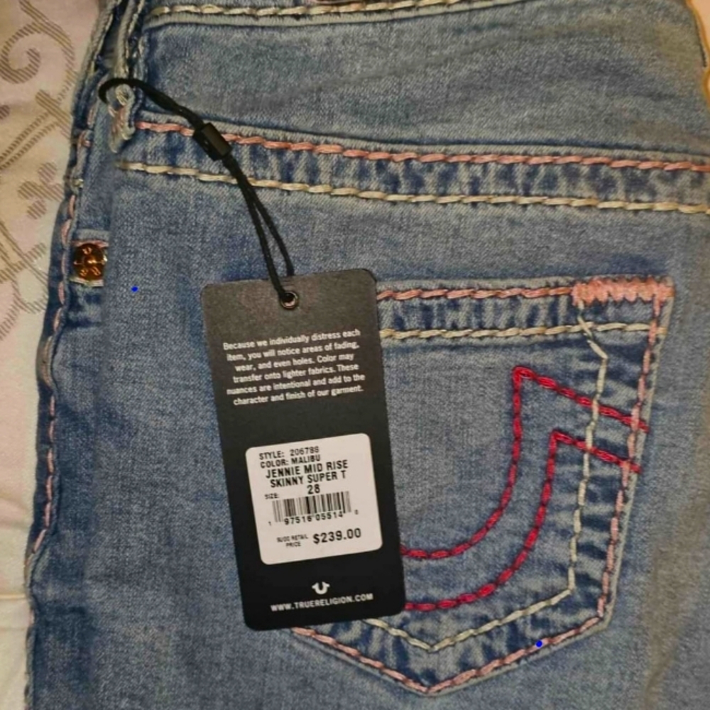 True religion jeans for women size 28